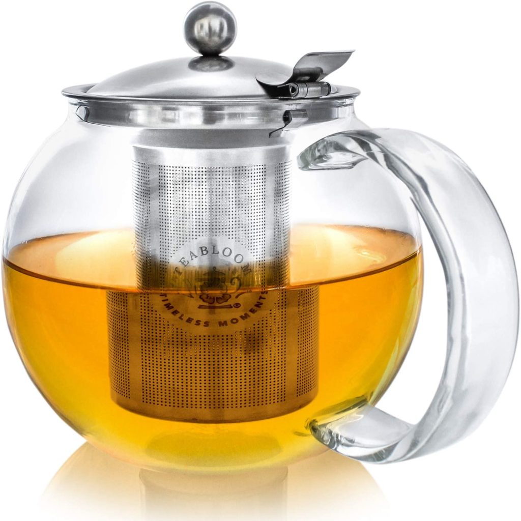 Teabloom All-in-One Glass Teapot and Tea Kettle