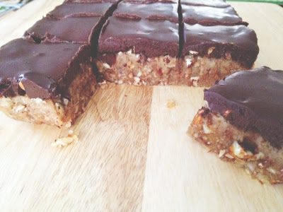raw snickers bar