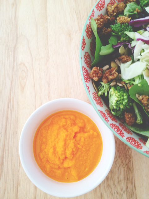 RECIPE: Carrot Ginger dressing and a South Beach salad