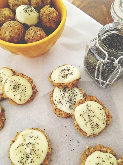 RECIPE: raw lemon poppy seed cookies