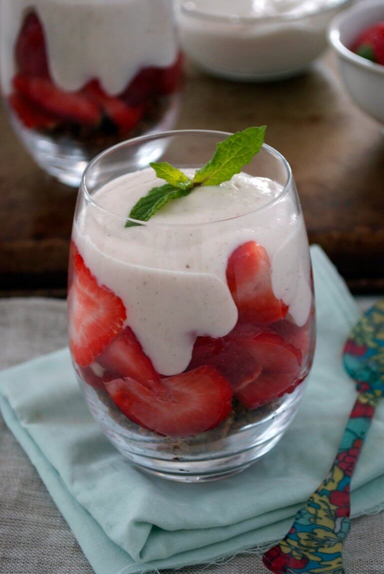 RECIPE: strawberry shortcake parfait