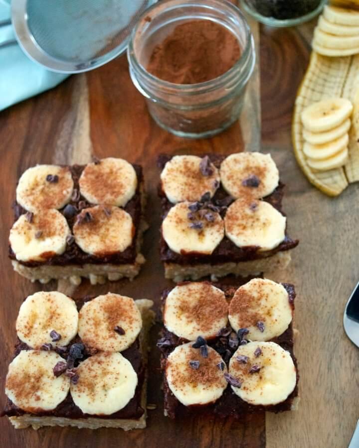 raw peanut butter slices