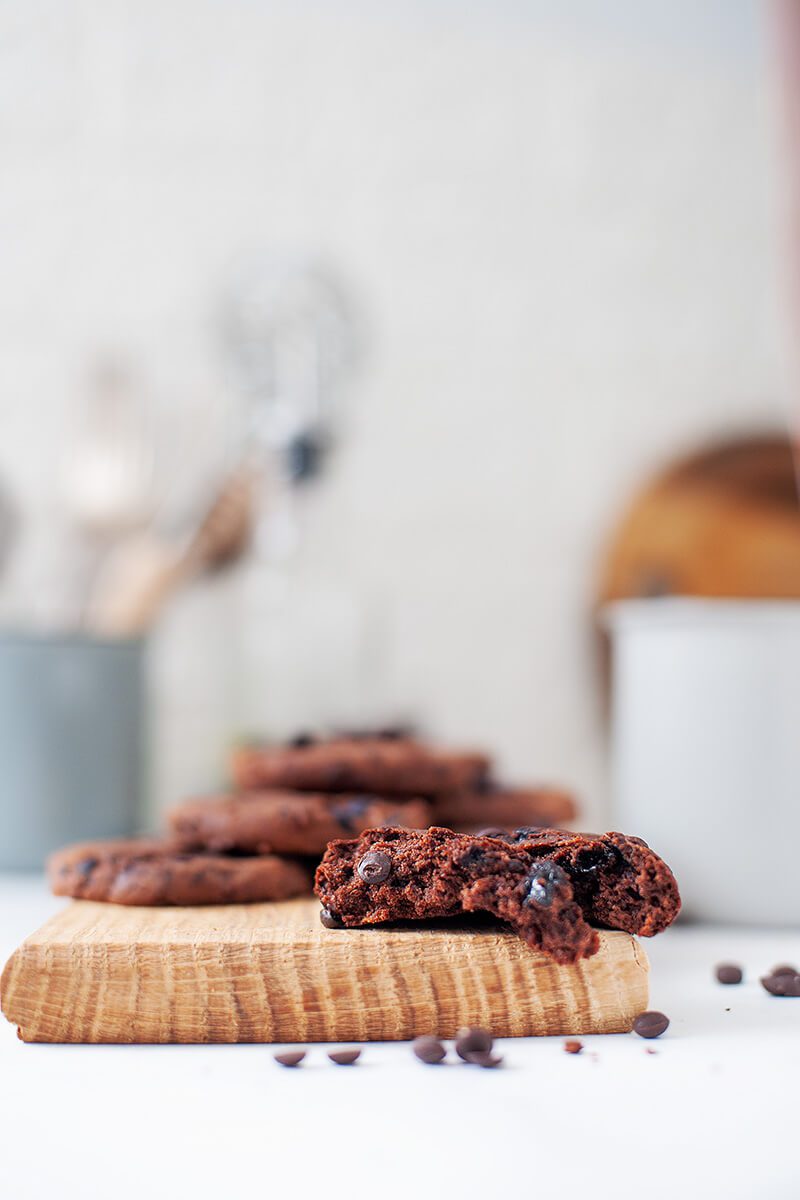 Double chocolate chips cookies