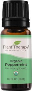 Plant Therapy Organic Peppermint Essential Oil 100% Pure