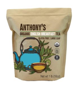 Anthonys Organic English Breakfast Loose Leaf Tea