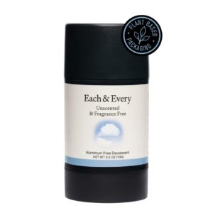 Each & Every Natural Aluminum-Free Deodorant for Sensitive Skin with Essential Oils