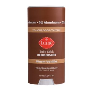 Lume Solid Deodorant Stick - Whole Body Deodorant