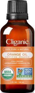 Cliganic USDA Organic Sweet Orange Essential Oil