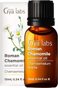 Gya Labs Roman Chamomile Essential Oil for Diffuser & Pain