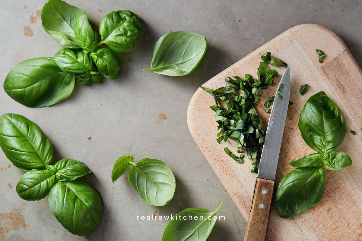 how to store basil
