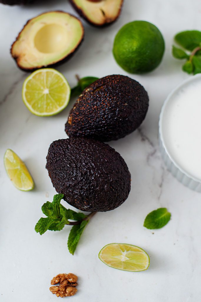 fresh avocados for the vegan ice cream cake recipe