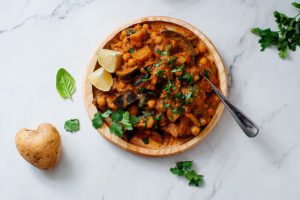Eggplant and Potato Curry Recipe (Aloo Baingan)